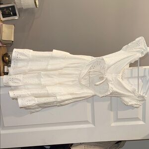 Windsor White Eyelet Casual Dress